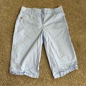 Chico's Light Blue Bermuda Shorts